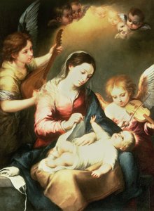 Maagd van de Inbakerdoeken door Bartolomé Esteban Murillo
